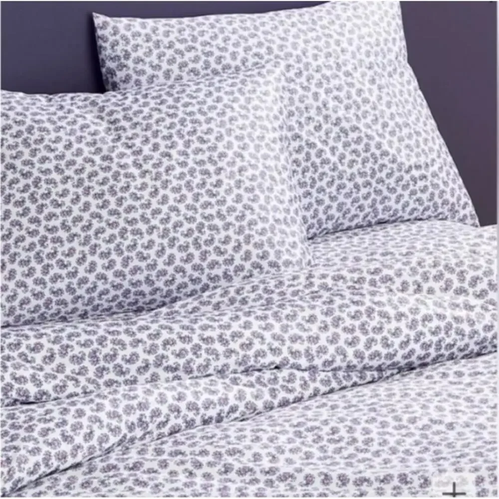 J. Crew Duvet Set Twin/Twin XL Duvet and Sham - Peony Paisley Toss - NWT